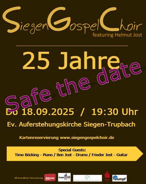 25 Jahre Siegengospelchoir