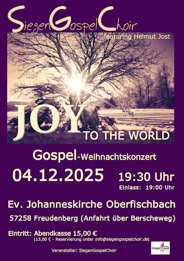 Weihnachtskonzert 2025 Oberfischbach